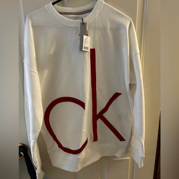 Calvin Klein Logo CK Crewneck Sweatshirt Calvin Klein Jeans Small - Picture 1 of 4